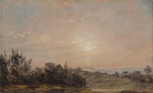 Hampstead Heath Looking Towards Harrow — John Constable
