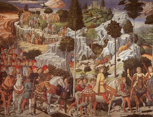 Procession Of The Magus Gaspar — Benozzo Gozzoli