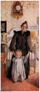 Karin And Kersti — Carl Larsson