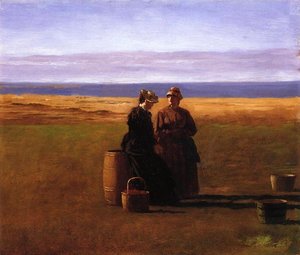 The Conversation — Jonathan Eastman Johnson