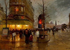 La Place De La Bastille, Paris — Edouard Cortès