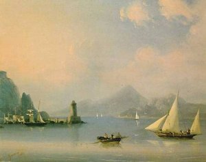 Sea Channel With Lighthouse — Ivan Konstantinovich Aivazovsky
