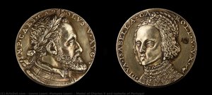Medal Of Charles V And Isabella Of Portugal — Leone Leoni (pompeo Leoni), Renaissance