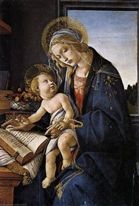 Madonna Of The Book (madonna Del — Sandro Botticelli, Early Renaissance