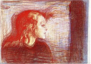 The Sick Child Ii — Edvard Munch, Expressionism