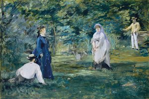 A Game Of Croquet — Édouard Manet