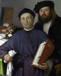 Giovanni Agostino Della Torre And His Son, Niccolò — Lorenzo Lotto