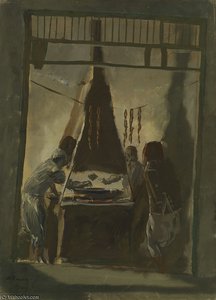 Merguez Seller In Tunis