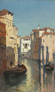 From Ponte Del Cristo, Venezia — John Miller Nicholson