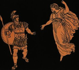 Aeneas And The Shade Of Creusa — Bartolomeo Pinelli