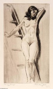 Nude on a Stairway