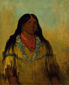 Tchow Ee Pút O Kaw, A Woman — George Catlin
