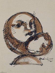 Mother Love (study For Sculpture) — Chaim Gross
