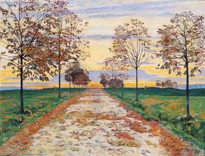 Autumn Evening — Ferdinand Hodler