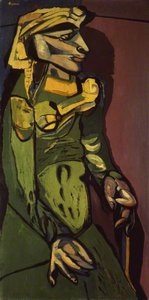 Woman In Green — Robert Colquhoun
