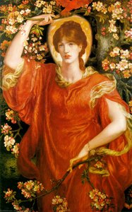 A Vision Of Fiammetta — Dante Gabriel Rossetti, Pre-raphaelite Revival