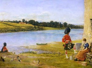 Flowing To The Sea — Sir John Everett Millais