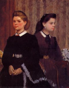 Giovanna And Giulia Bellelli — Edgar Degas