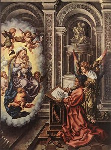 St Luke Painting The Madonna — Jan Gossaert (mabuse), Northern Renaissance