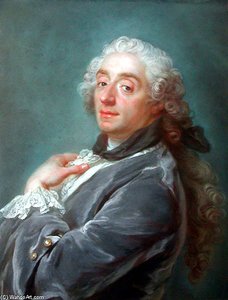 Portrait Of Francois Boucher — Gustaf Lundberg, Rococo