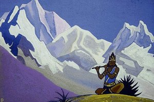 Krishna. Magic Flute. — Nicholas Roerich