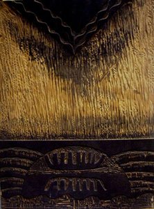 Guatanbú Wood Stencil For Engravings Book Red Pampa — Celis Pérez