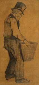 Man Carrying Peat — Vincent Willem Van Gogh