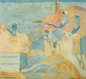 Houses, Mount Athos — Spyros Papaloukas