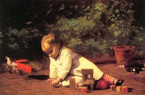 Baby At Play — Thomas Eakins
