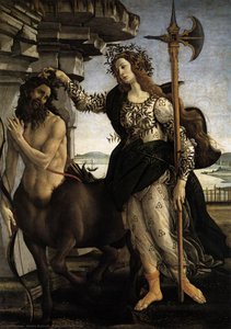 Pallas And The Centaur — Sandro Botticelli, Early Renaissance
