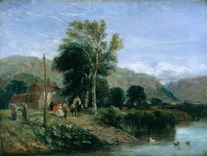 Waiting For The Ferry — David Cox