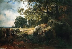 View In The Neighbourhood Of Oranienbaum — Aleksey Savrasov
