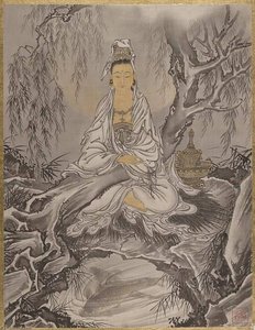 白衣観音図 White Robed Kannon