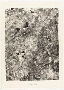 Lively Blot (flétrissure Allègre) From The Portfolio Sites And Paths (sites Et Chaussées) From Phenomena (les Phénomènes) — Jean Philippe Arthur Dubuffet
