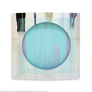 Turquoise enamel