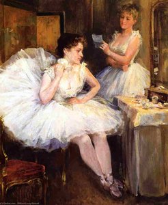 The Ballet Dancers (aka The Dressing Room) — Willard Leroy Metcalf