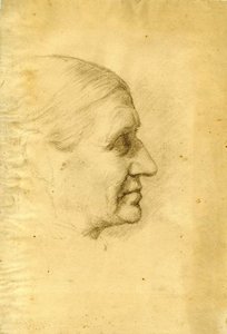 Profile Of An Elderly Woman — Theodore Clement Steele