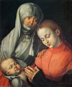 St Anne With The Virgin And Child — Albrecht Dürer