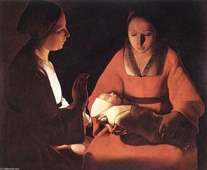 The New-born — Georges De La Tour, Baroque