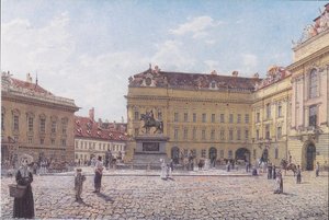 The Josef Square In Vienna — Rudolf Von Alt