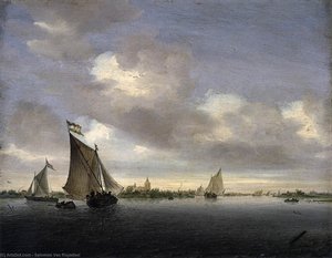 Marine — Salomon Van Ruysdael, Dutch Golden Age