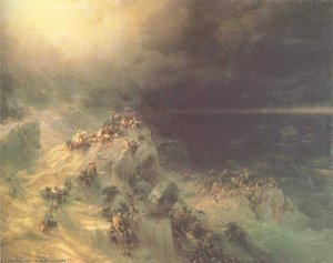 Great Flood — Ivan Konstantinovich Aivazovsky, Romantic Landscape Painting