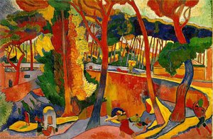 Estaque, Winding Road — André Derain