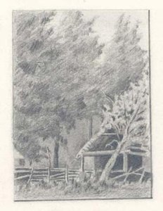 Drying House In Tarakanovka — Nicholas Roerich