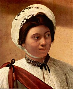 The Fortune Teller (detail) — Caravaggio