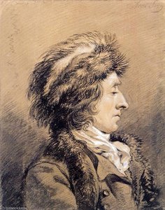Man With Fur Hat Sun — Abraham Van Strij