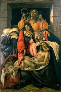 Lamentation Over The Dead Christ With Saints — Sandro Botticelli