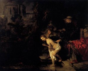 Susanna And The Elders — Rembrandt Van Rijn, Baroque