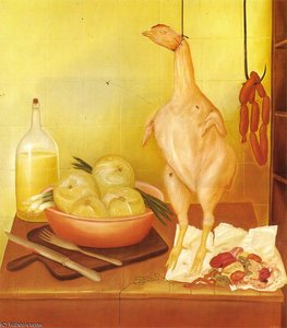 Table De Cuisine — Fernando Botero