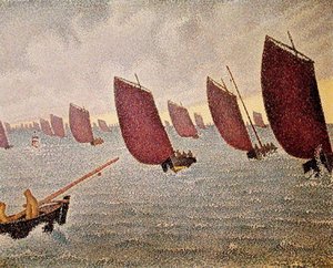Breeze, Concarneau — Paul Signac